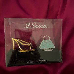 2 Saints Wine stoppers - purse and sandal